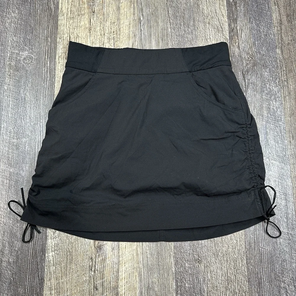 Columbia Anytime Casual Women‎ Skort Black Active Performance Size S Omni-Shield